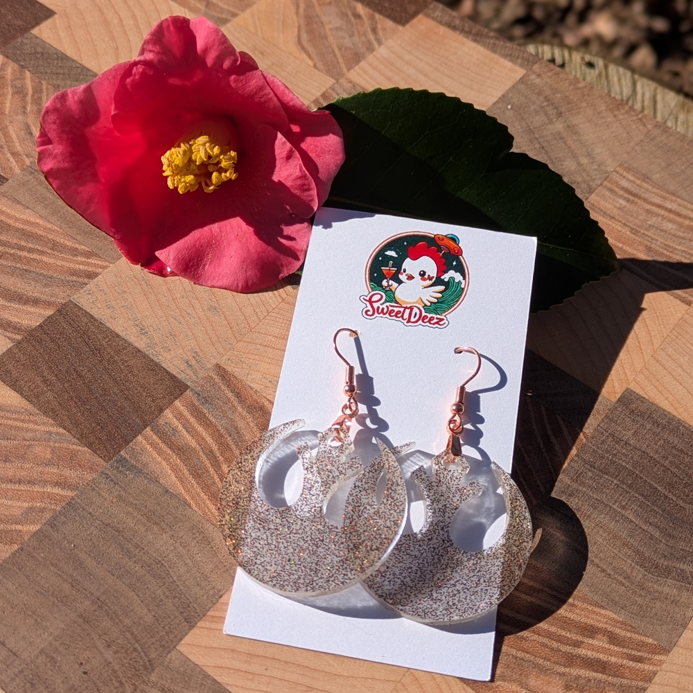 Glitter Rebel Alliance Earrings